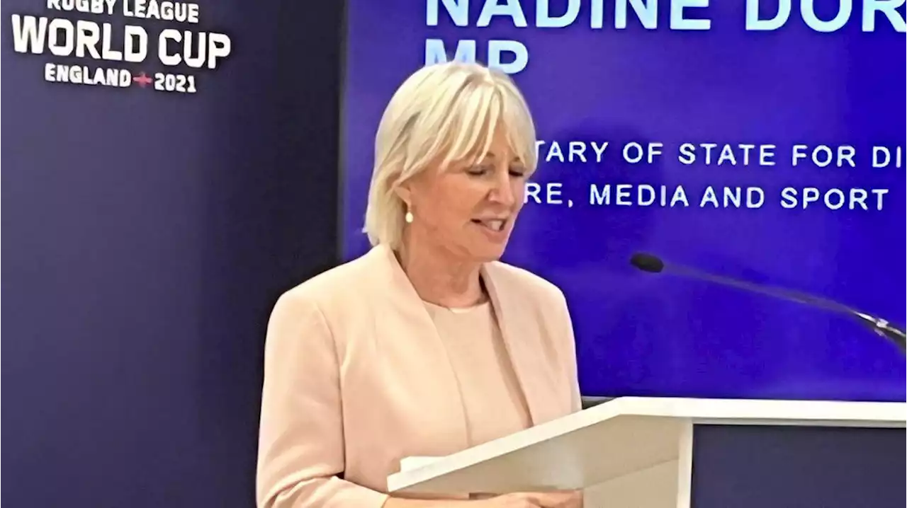 Nadine Dorries slips up confusing rugby league and union in embarrassing speech