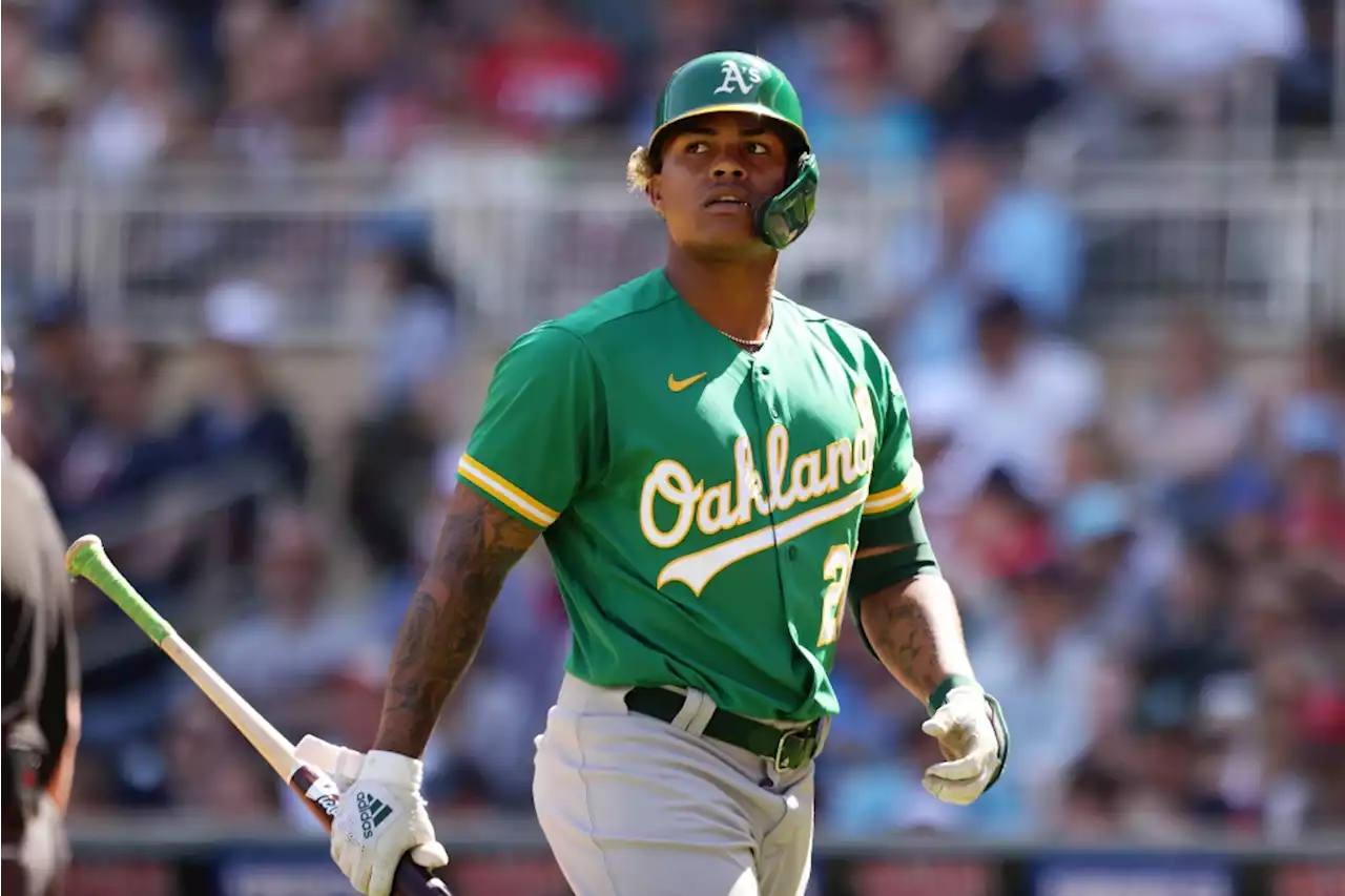 A’s demote Opening Day CF Pache in flurry of roster moves