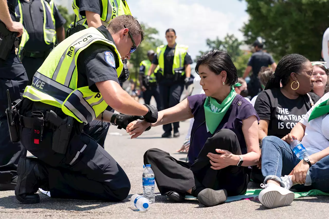 Congresswoman Who Wrote Abortion Rights Bill Arrested at Rally Near Supreme Court