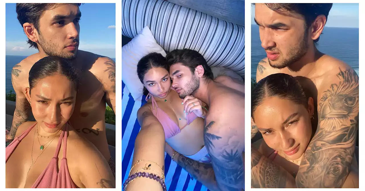 LOOK: Kobe Paras, Erika Poturnak heat things up in Bali beach pics