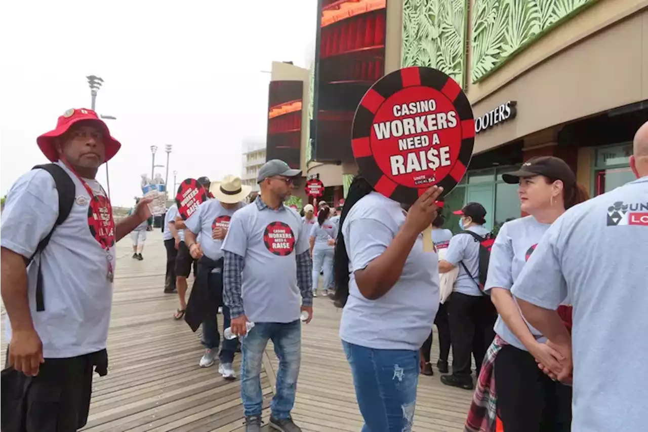 Atlantic City casino workers union reaches tentative settlement with Borgata, three others face Friday strike deadline