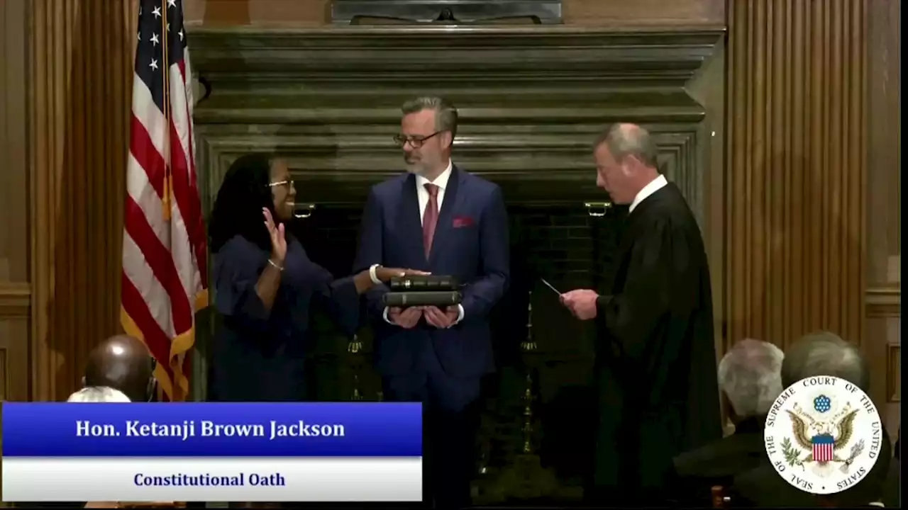 Ketanji Brown Jackson sworn in as first Black woman on U.S. Supreme Court