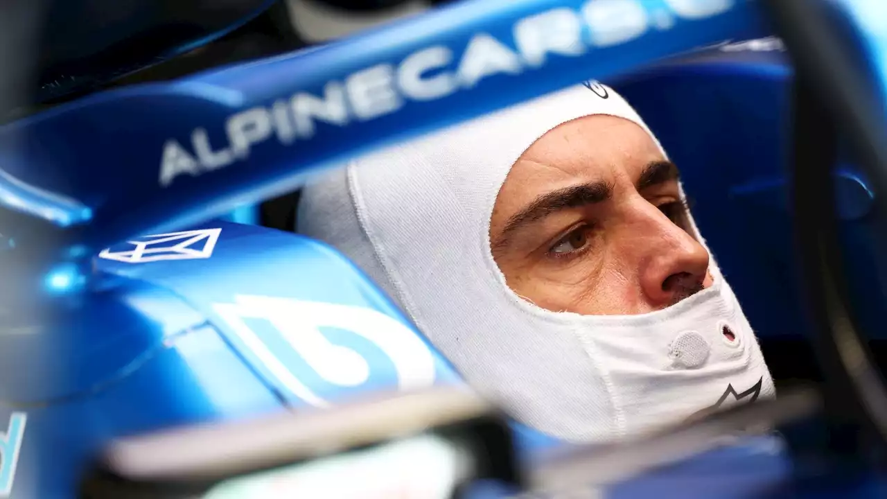 El brutal 'porpoising' de Fernando Alonso en Silverstone que alarma a Alpine