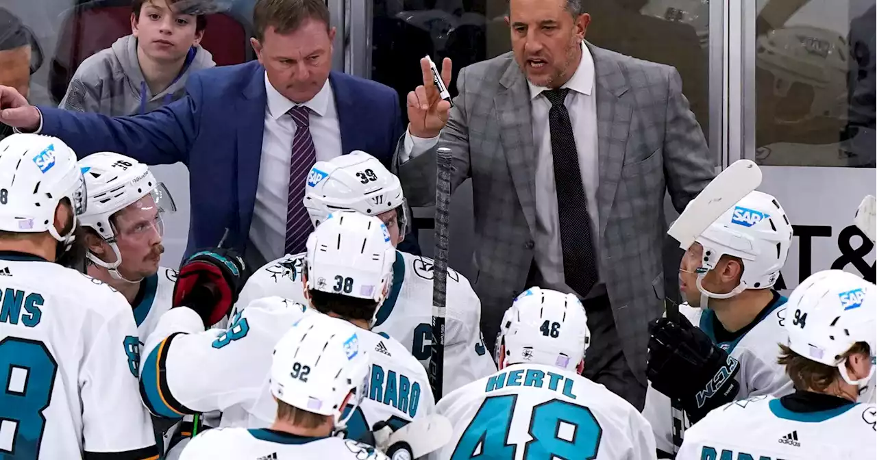 San Jose Sharks fire coach Bob Boughner, assistants