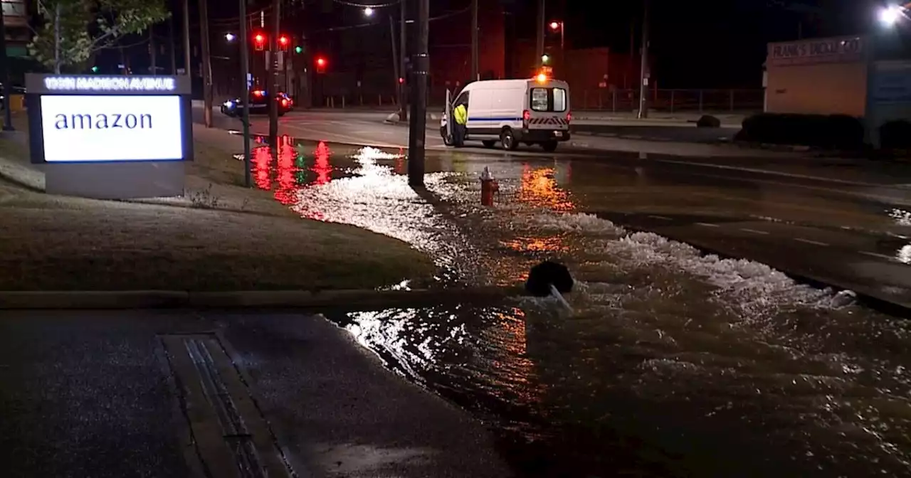 Water main break closes portion of Madison Avenue in CLE