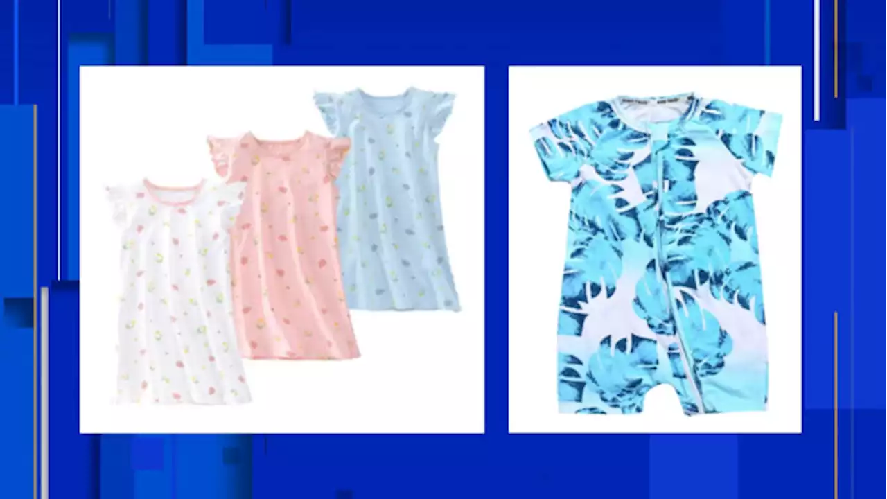 2 children’s pajamas sold on Amazon recalled due to burn risks