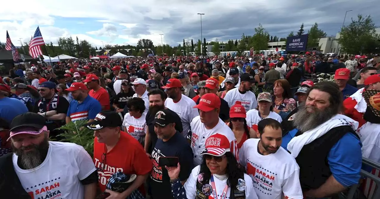 Thousands gather in Anchorage for Trump rally