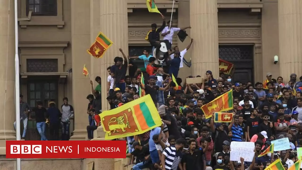 Presiden Sri Lanka akan mundur, setelah massa bakar rumah PM dan serbu istana - 'mengapa tidak mundur dari awal' - BBC News Indonesia