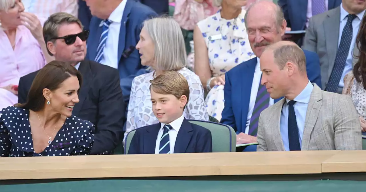 Kate Middleton and Prince William take George on first Wimbledon visit