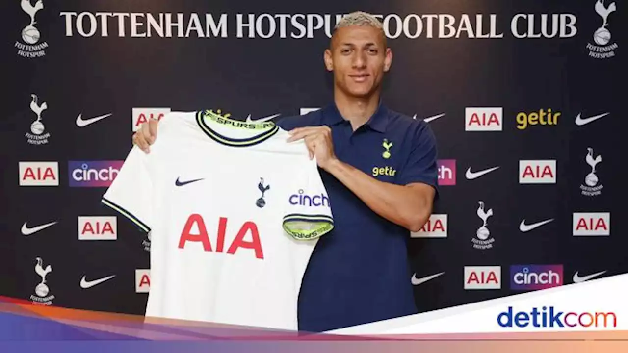 Gabung Tottenham, Richarlison Wujudkan Mimpi Main di Liga Champions