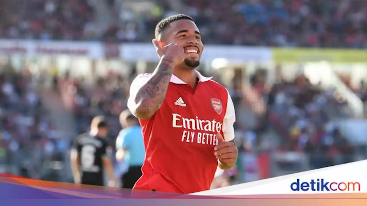 Video Debut Gabriel Jesus di Arsenal, 90 Detik Sudah Cetak Gol