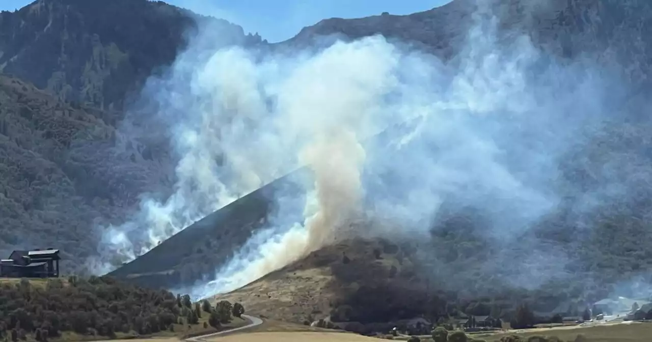 Wildfire forces evacuations in Cache Valley