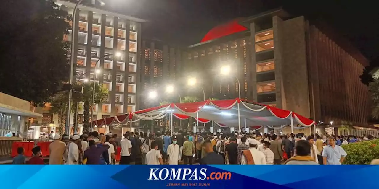 Jemaah Shalat Idul Adha di Istiqlal Mulai Mengantre Sejak Subuh