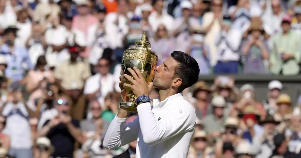 Novak Djokovic beats Nick Kyrgios in four sets to win Wimbledon title