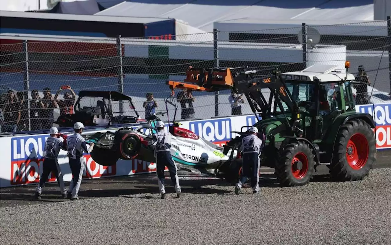 Hamilton slams spectators for cheering when he crashed