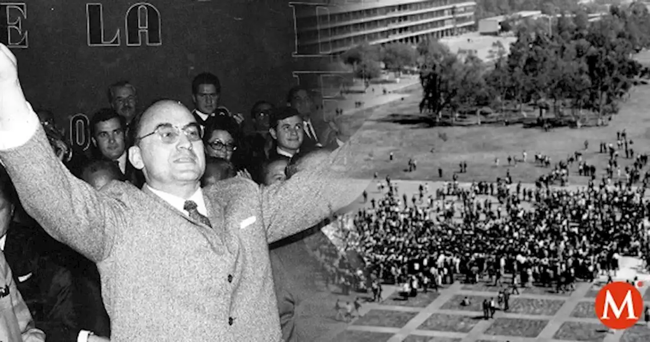 Luis Echeverría recibió golpe con una piedra en la UNAM |Historia