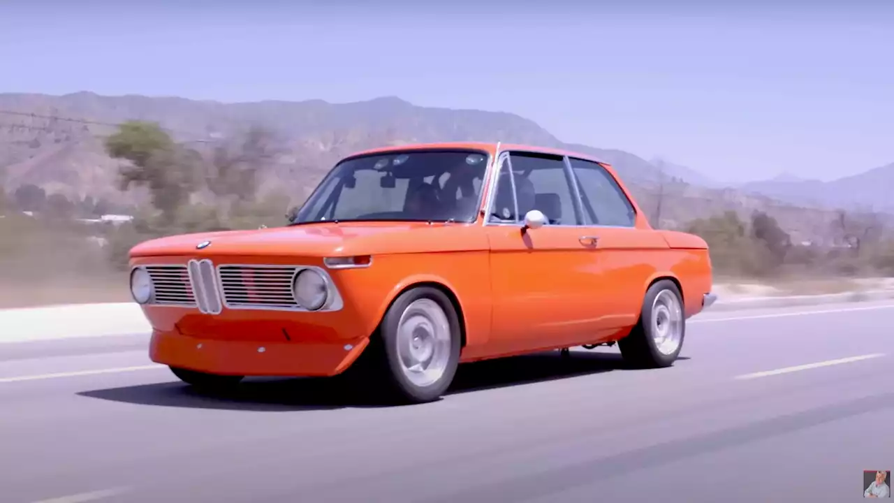 1973 BMW 2002 restomod buzzes into Jay Leno's Garage