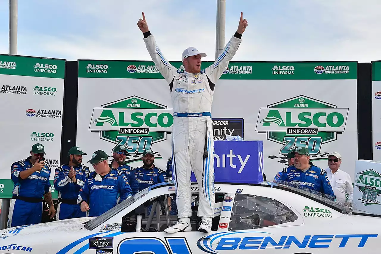 Austin Hill takes home track win in Atlanta Xfinity race