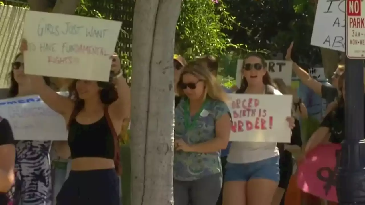 San Diegans Rally Together Downtown for Nationwide Abortion Rights