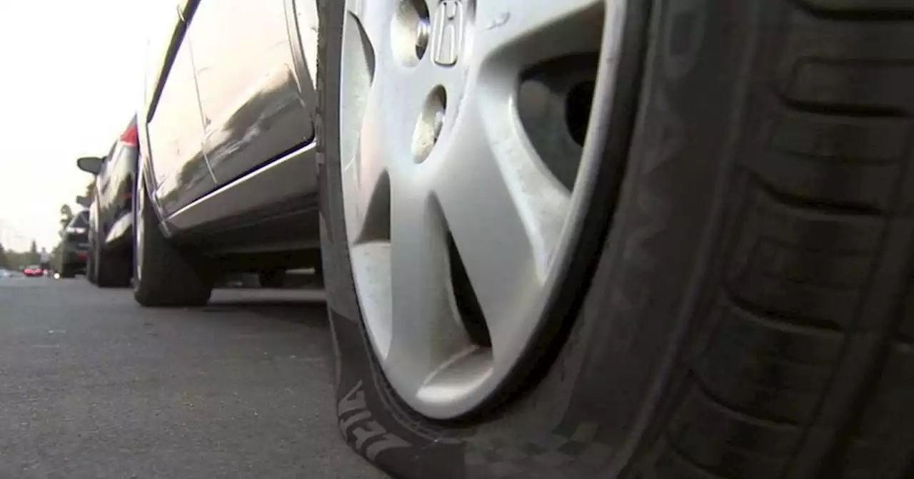 Car tyres damaged in street sparking police investigation