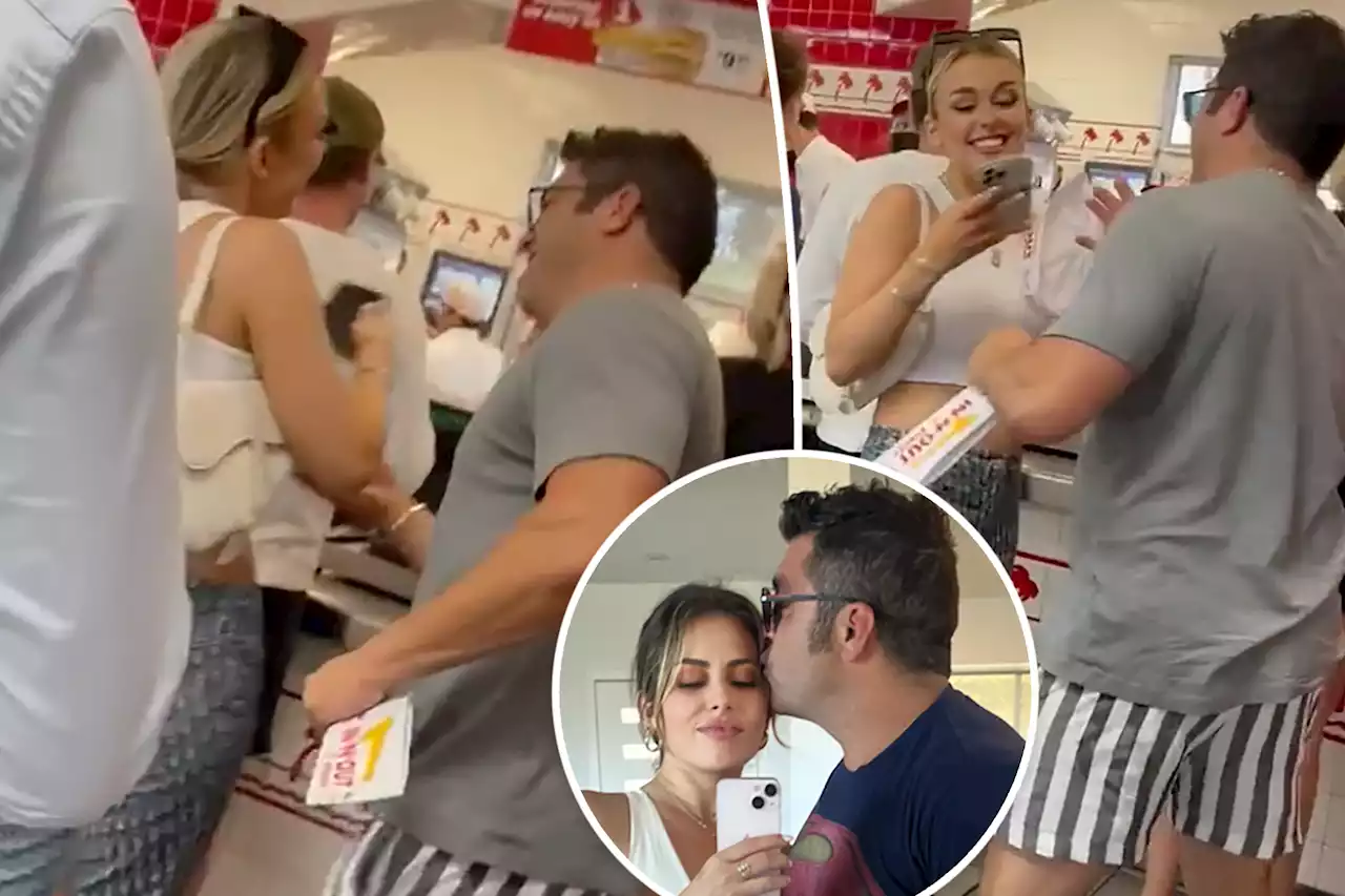 Addison Rae’s dad laughs it up with women at In-N-Out before alleged affair news