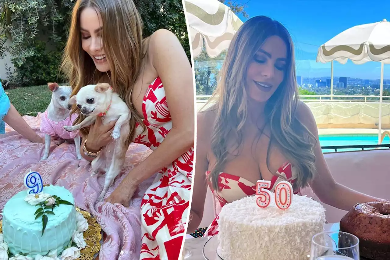 Sofía Vergara shares stunning snaps in honor of 50th birthday