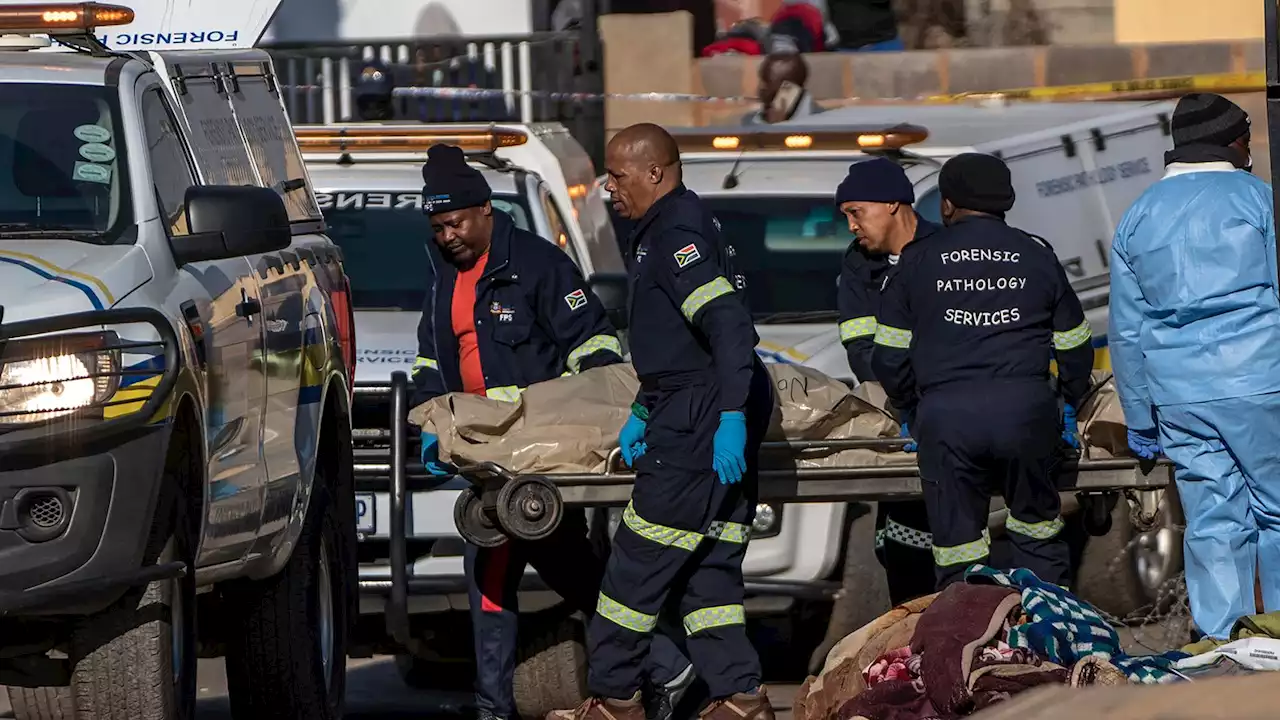 Gunmen kill 15 people and injure nine after opening fire 'randomly' at South African bar in Soweto township