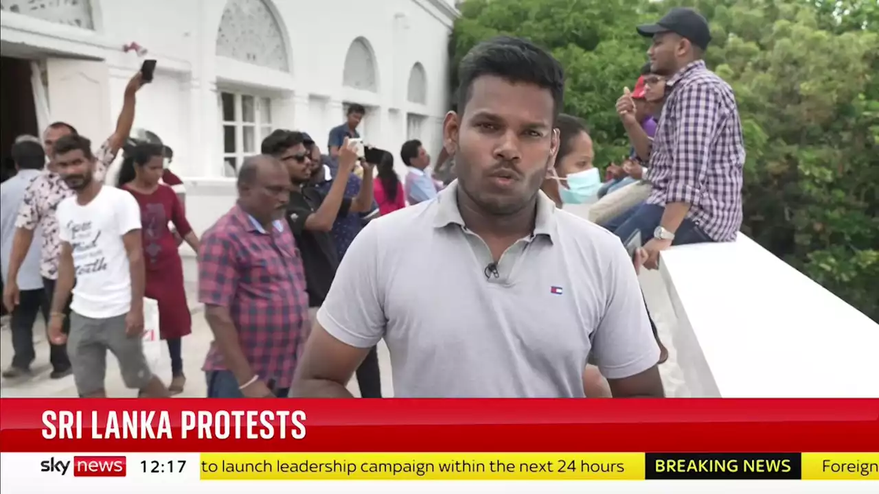 Sri Lanka's president and PM to resign after thousands of protesters storm their homes