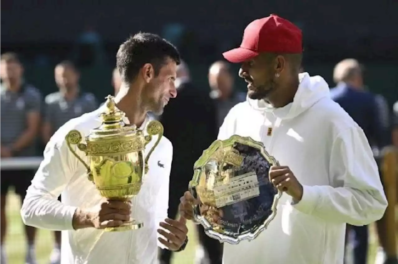 Juara Wimbledon 2022, Novak Djokovic Beri Pujian dan Ajak Makan Malam Nick Kyrgios