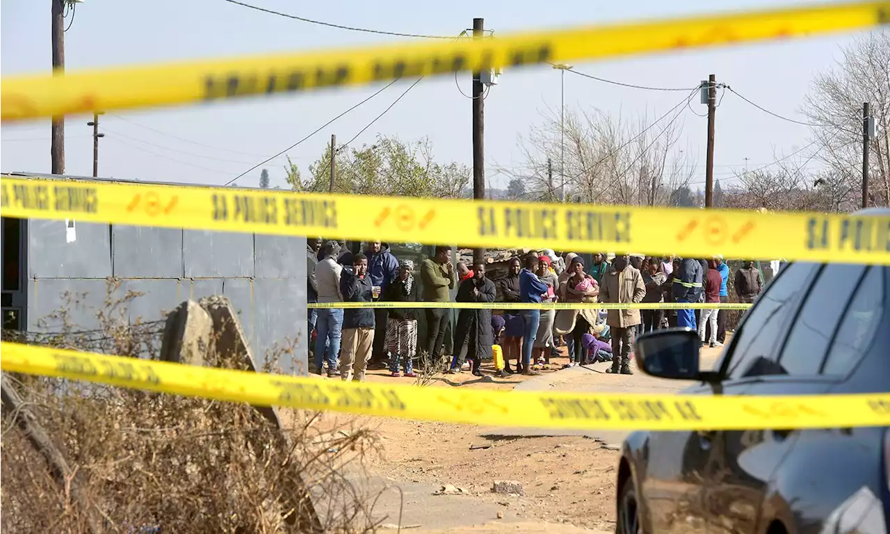 WATCH: EFF and Operation Dudula clash at scene of deadly tavern shooting in Soweto | The Citizen