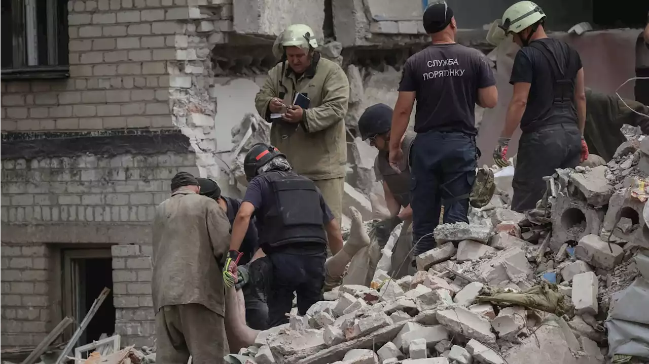 Russia Shells Yet Another Apartment Building Full of Civilians in Ukraine