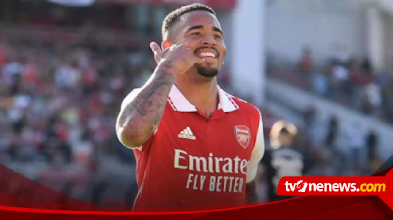 Cetak Dua Gol di Laga Debutnya Melawan FC Nurnberg, Mikel Arteta Senang dengan Penampilan Gabriel Jesus yang penuh Energi