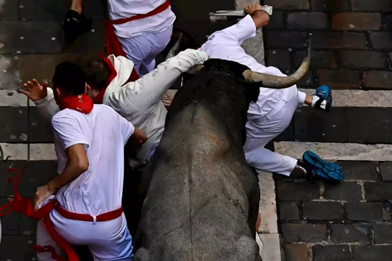 Pamplona says no one gored after all on 3rd day of bull run