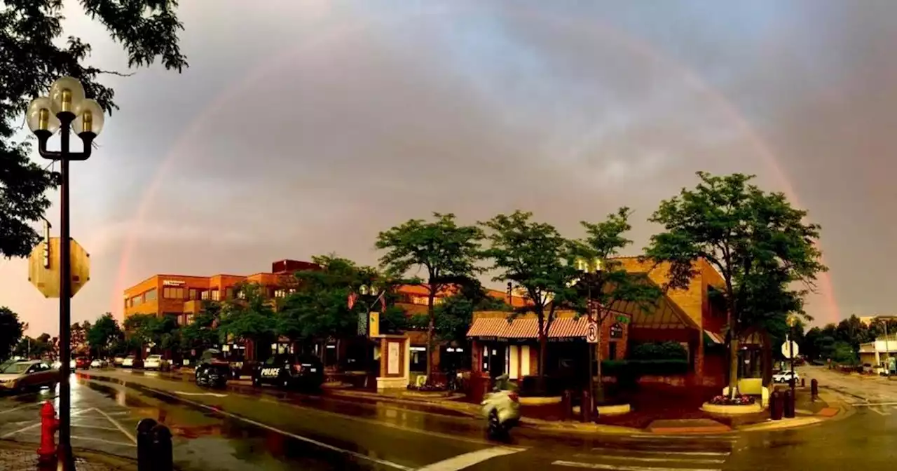 'It felt symbolic': Photo of rainbow over Highland Park parade site captures moment of hope