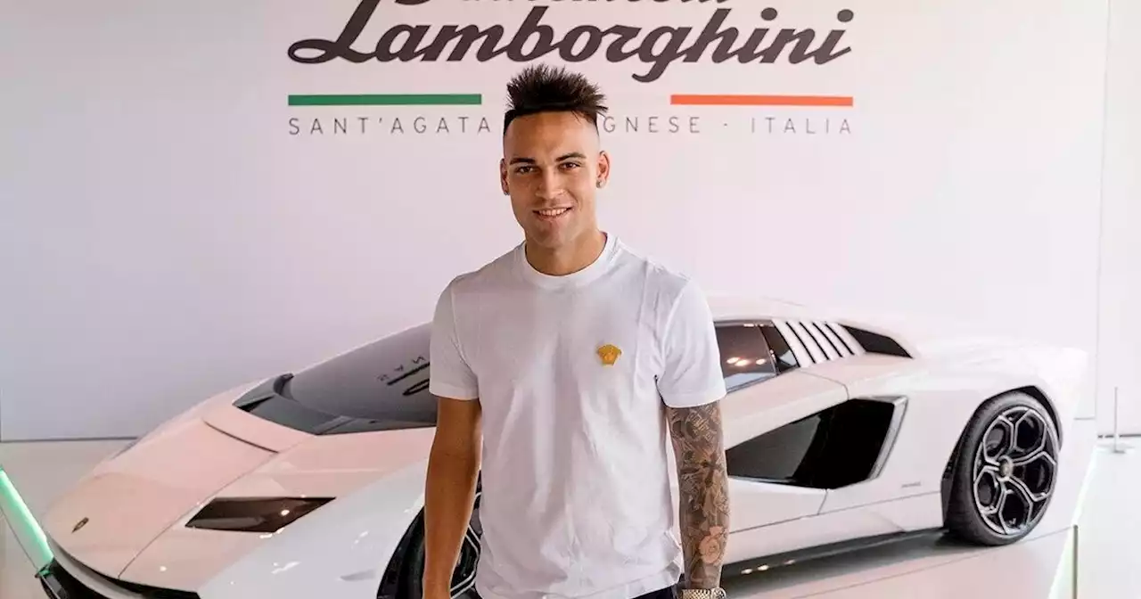 De lujo y personalizado: cómo es el exclusivo Lamborghini que tiene Lautaro Martínez