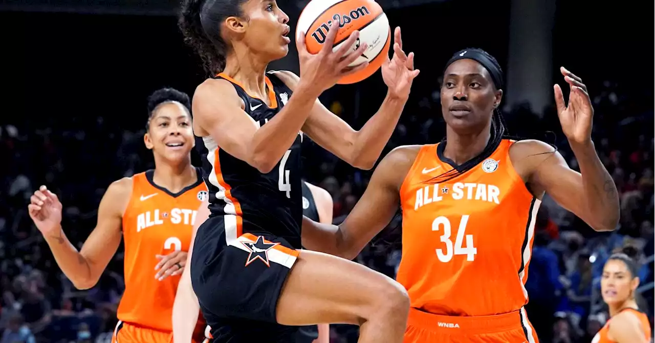 Brittney Griner's name permeates WNBA All-Star Game, Team Wilson wins