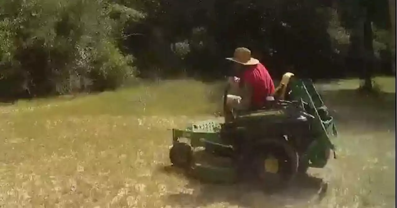 Florida man attempts to escape deputies on a riding lawnmower