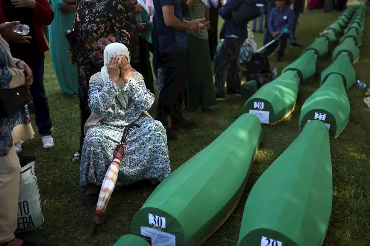 Thousands gather in Bosnia to mark anniversary of the 1995 Srebrenica massacre