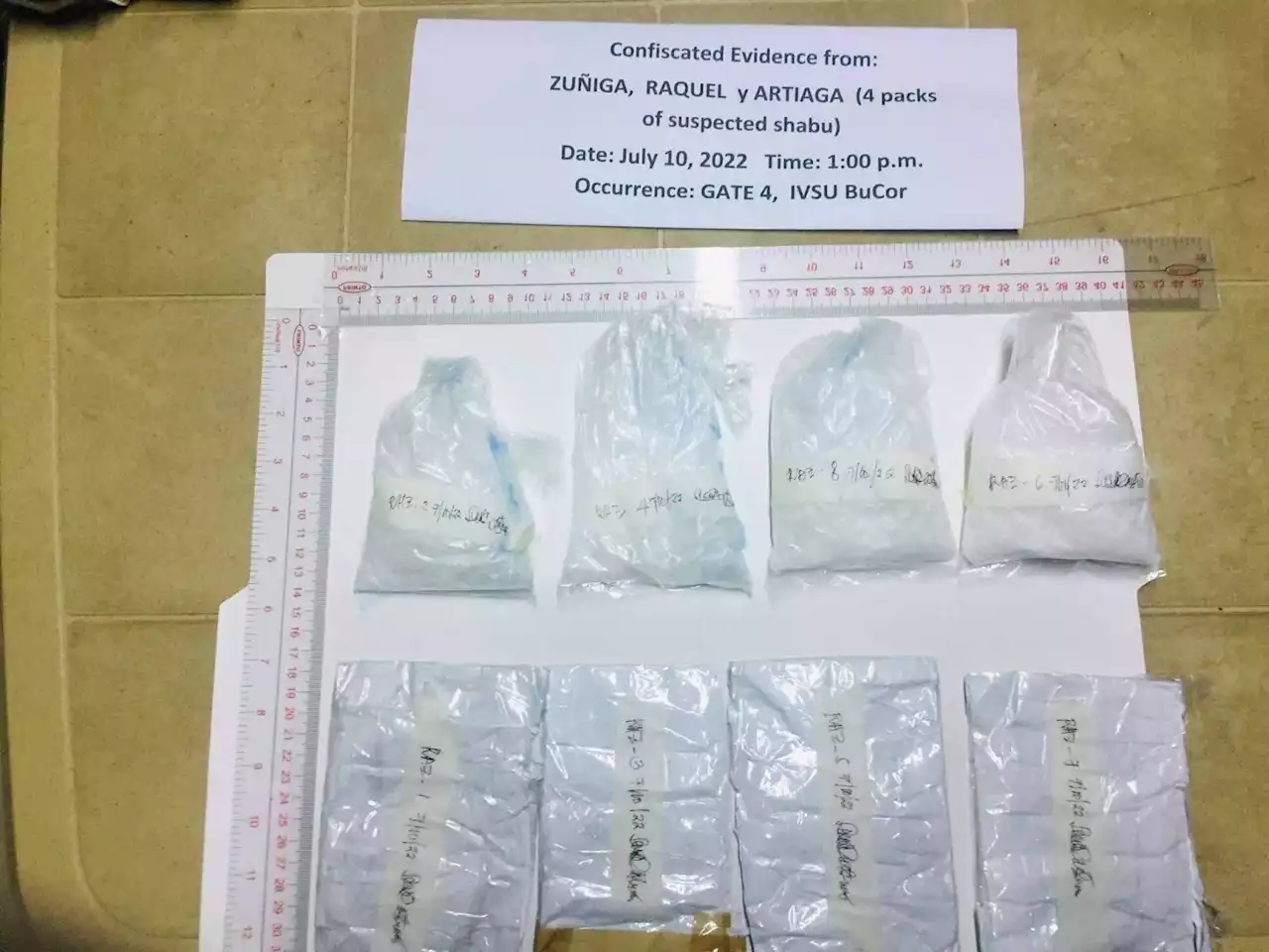 P2.3M worth of shabu seized from Bilibid visitor