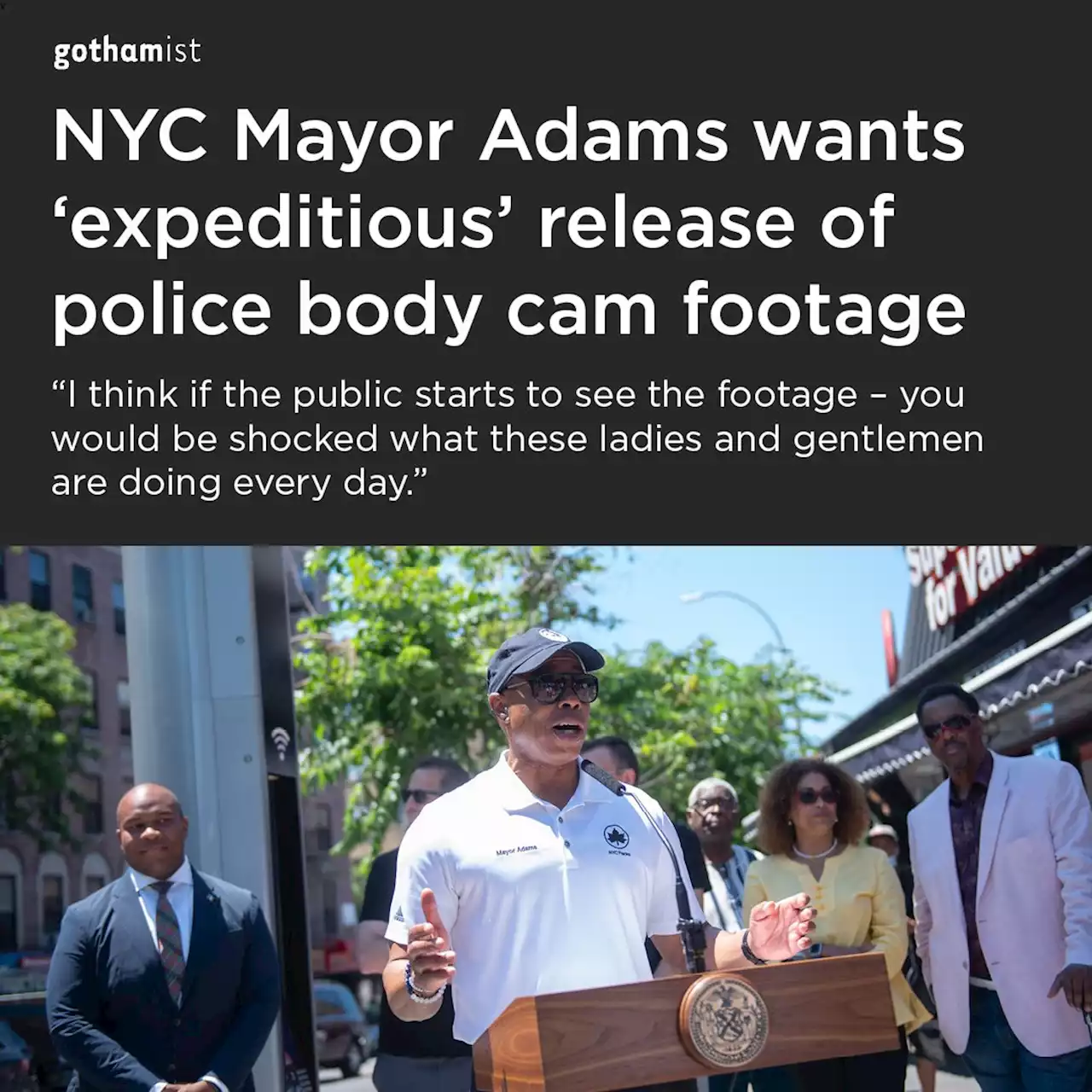 After violent weekend in NYC, Mayor Adams wants ‘expeditious’ release of police body camera footage