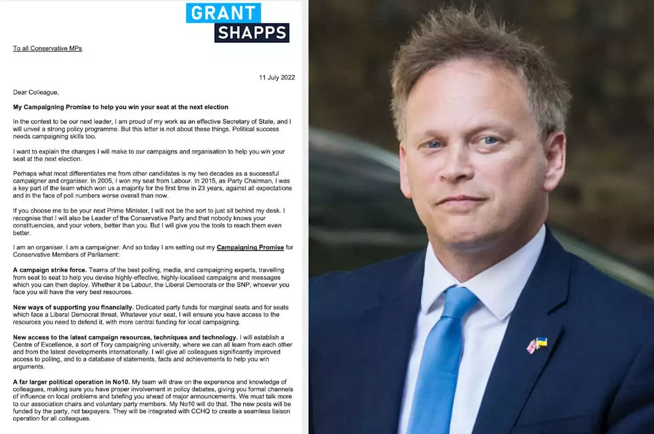 Grant Shapps Vows To Create A 'Tory Campaigning University' If Made Prime Minister