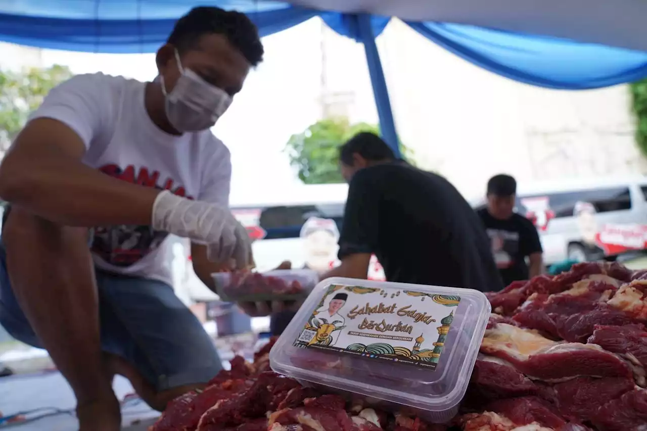 Iduladha 1443 Hijriah, Sahabat Ganjar Berbagi Daging Kurban di 3 Wilayah