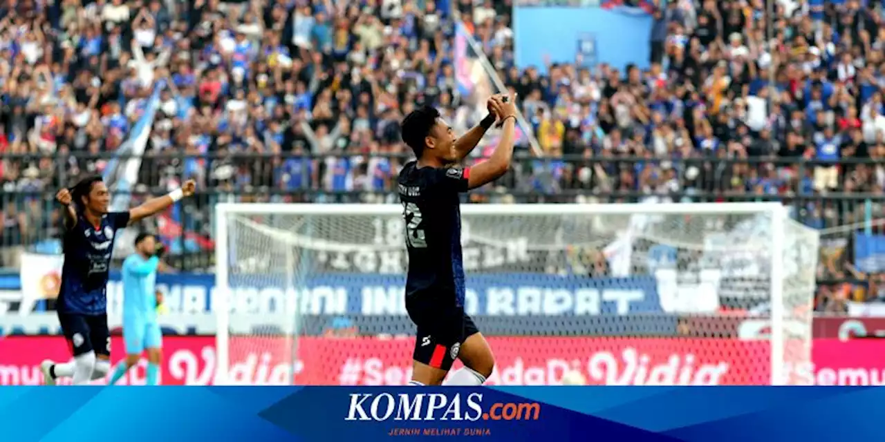 HT Arema FC Vs PSIS: Rizky Dwi Cetak Gol Tendangan Bebas, Singo Edan Kian Dekat ke Final