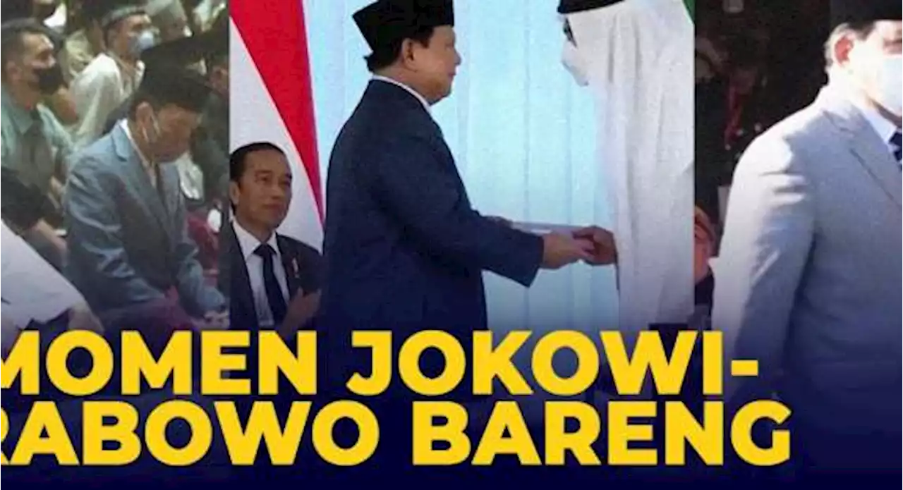 3 Momen Kebersamaan Jokowi-Prabowo di Awal Juli 2022