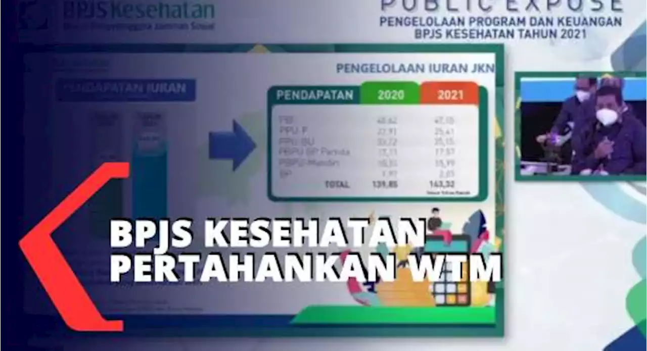 BPJS Kesehatan Pertahankan WTM 8 Kali Berturut-Turut