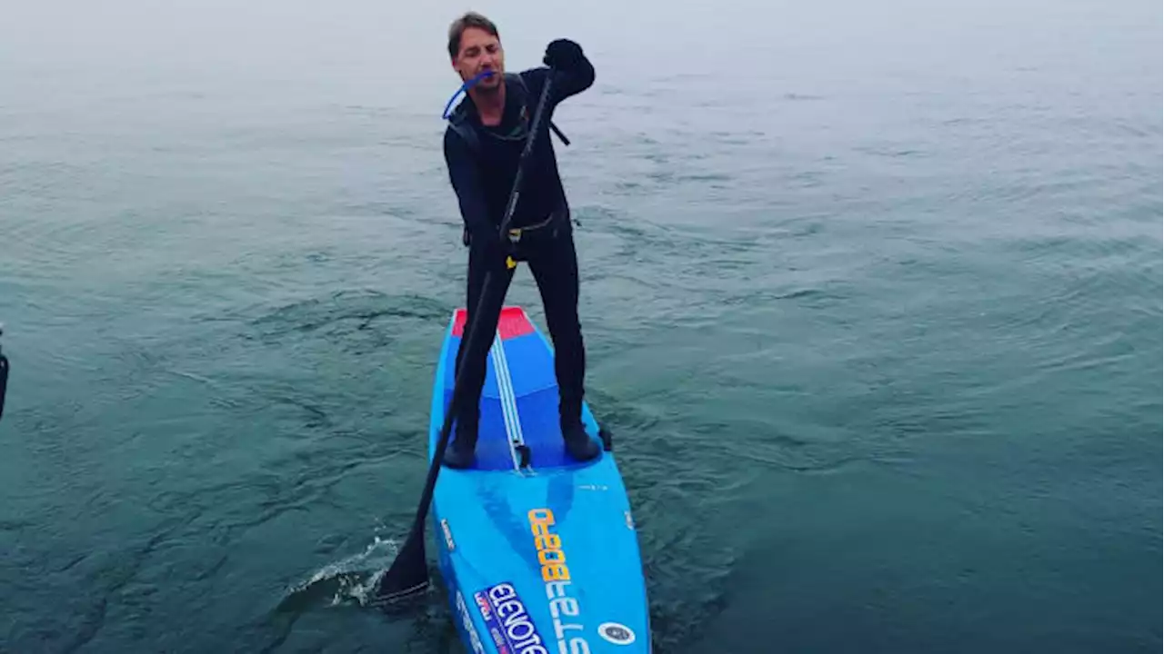 Canadian man with disability on mission to cross all 5 Great Lakes by paddleboard