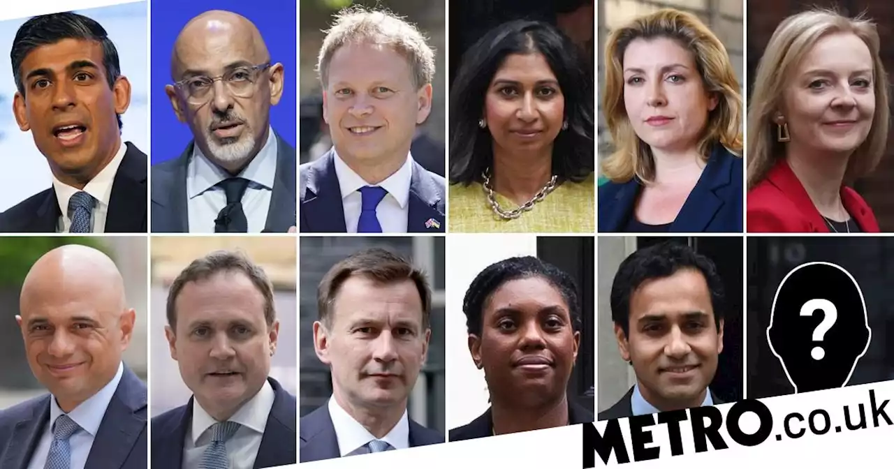 The 11 Tories who want to replace Boris Johnson as PM