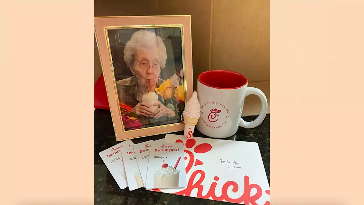 Chick-fil-A Helps Woman Honor Late Grandmother's Love for Peach Milkshakes With Heartfelt Gift