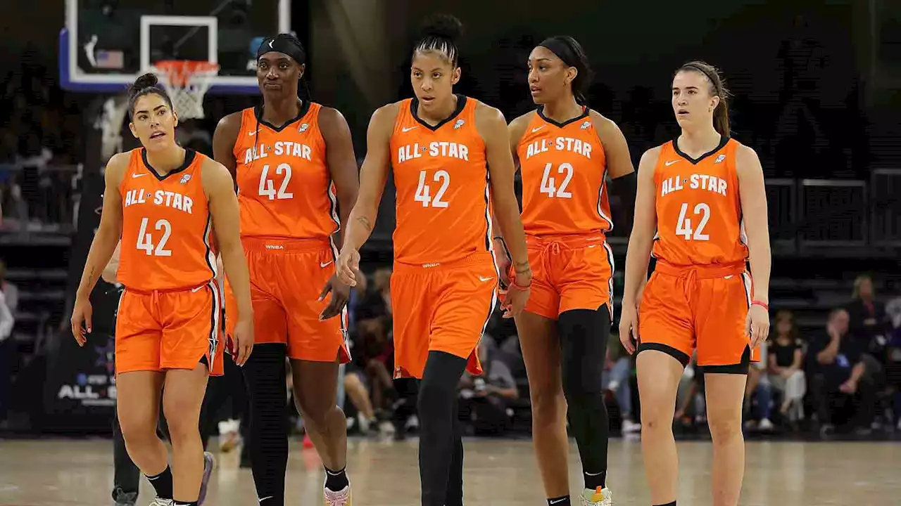 WNBA Players All Wear Brittney Griner Jerseys For Second Half of All-Star Game