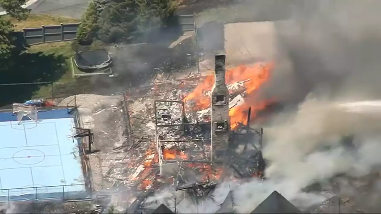 RAW VIDEO: Massive Fire Decimates Multi-Million Dollar Hingham Property